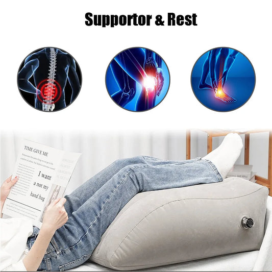 Inflatable Leg Pillow Wedge Pillow Knee Cushion