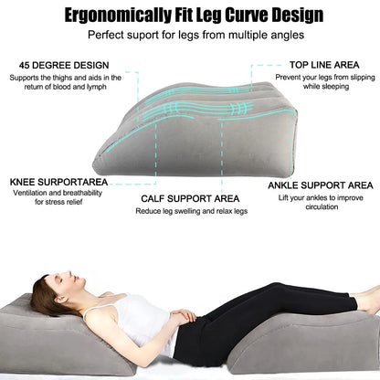 Inflatable Leg Pillow Wedge Pillow Knee Cushion