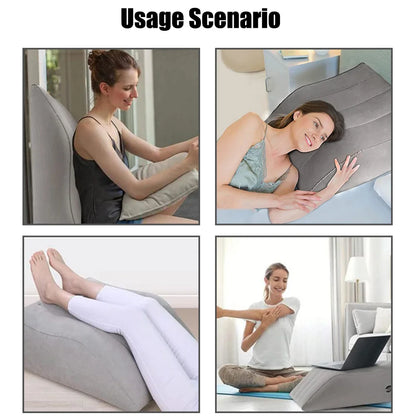 Inflatable Leg Pillow Wedge Pillow Knee Cushion