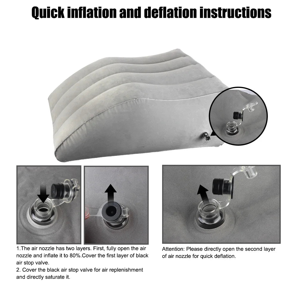 Inflatable Leg Pillow Wedge Pillow Knee Cushion