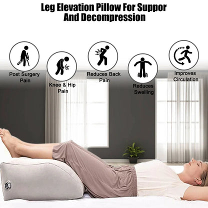 Inflatable Leg Pillow Wedge Pillow Knee Cushion